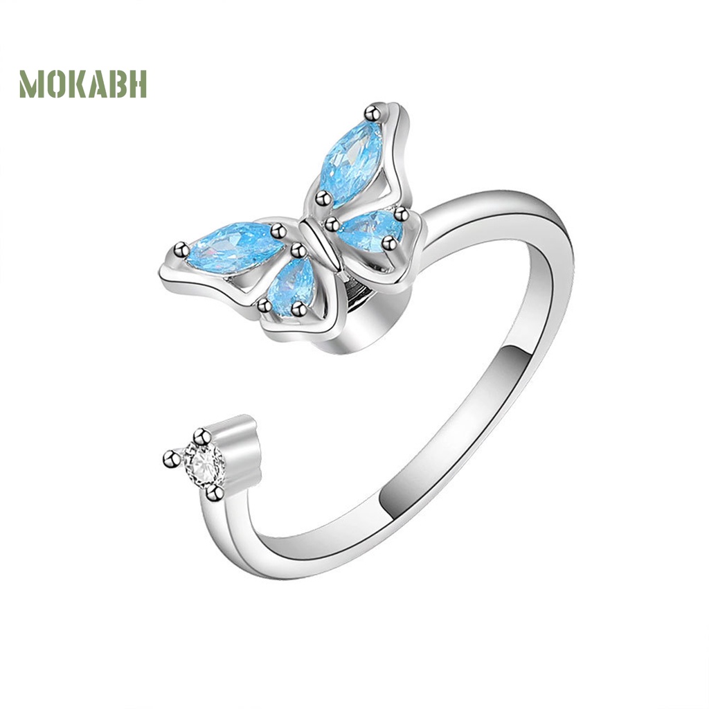 Vòng Hở Ngón Hình Bướm / Mèo Dễ Thương Dùng Trang Trí