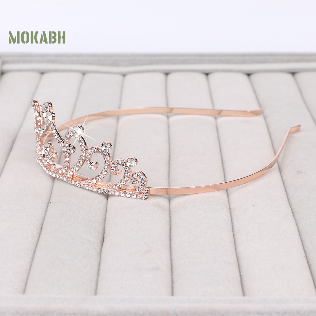 Vương Miện Hợp Kim Rỗng Hình Trái Tim Trang Trí Lễ Hội Cho Bé