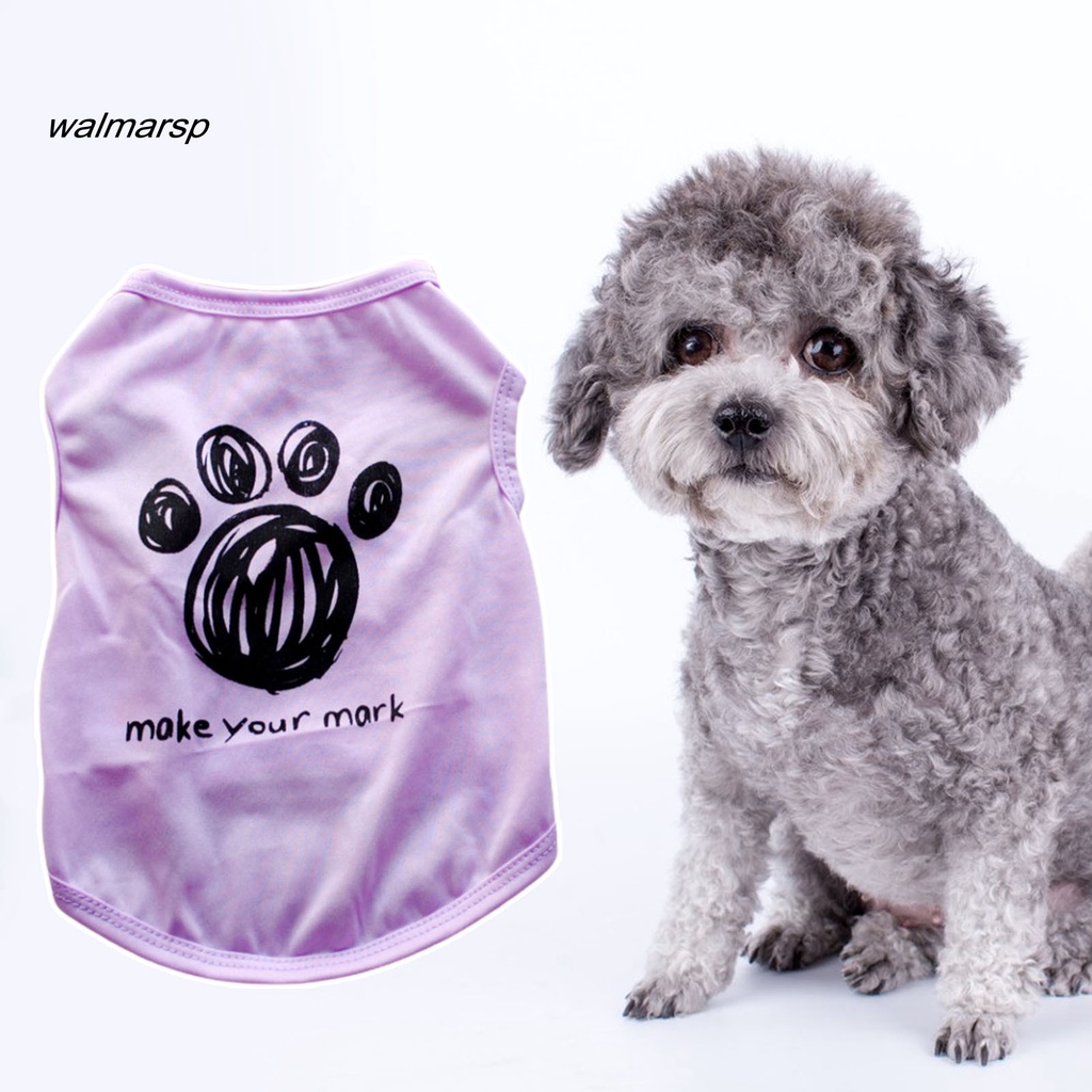 WWA Áo Họa Tiết Hoạt Hình Mùa Hè Cho Thú Cưng Size XS-2XL
