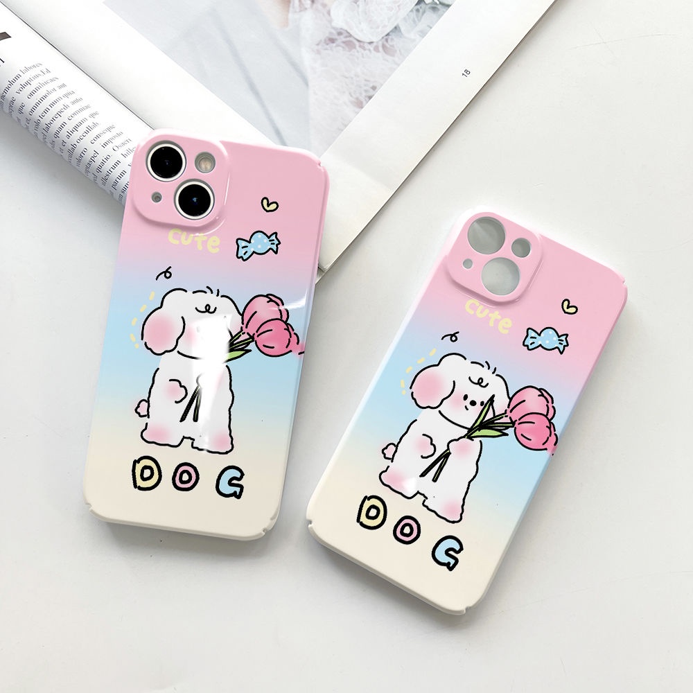 Ốp Điện Thoại Họa Tiết Hoạt Hình Chú Chó Dễ Thương Cho iPhone13 147pro / / maxplus 11 12 8x