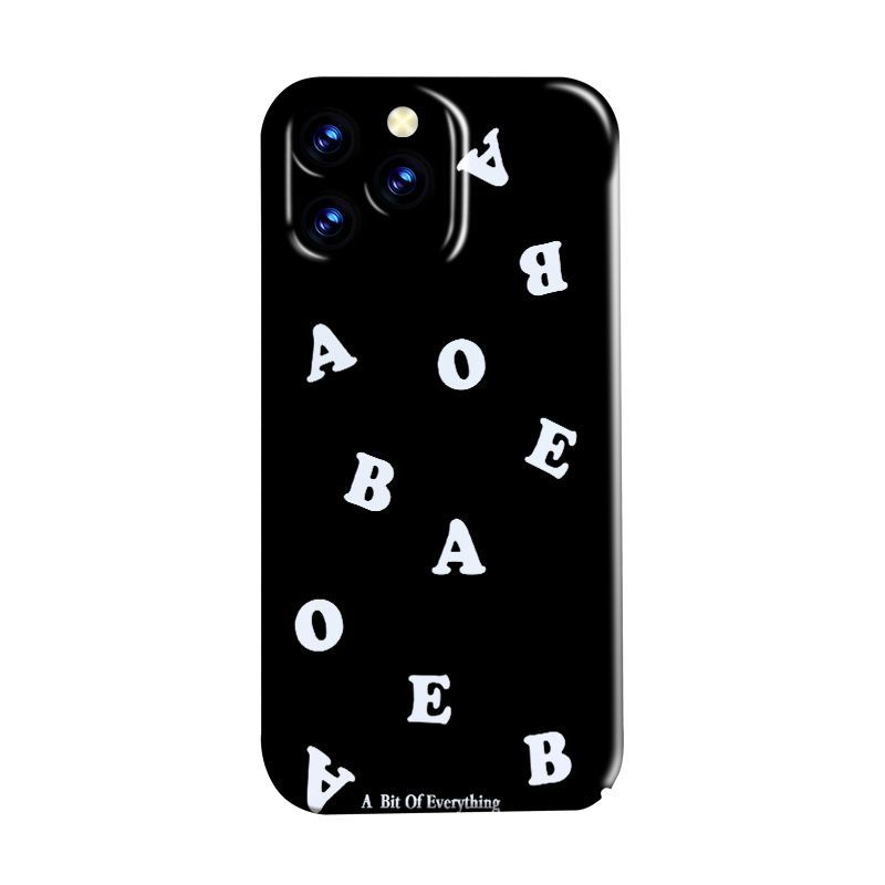 Ốp Điện Thoại Màu Trắng In Chữ Tiếng Anh Độc Đáo Thời Trang Cho iPhone14 / RADX xs13 Promax12xr 11
