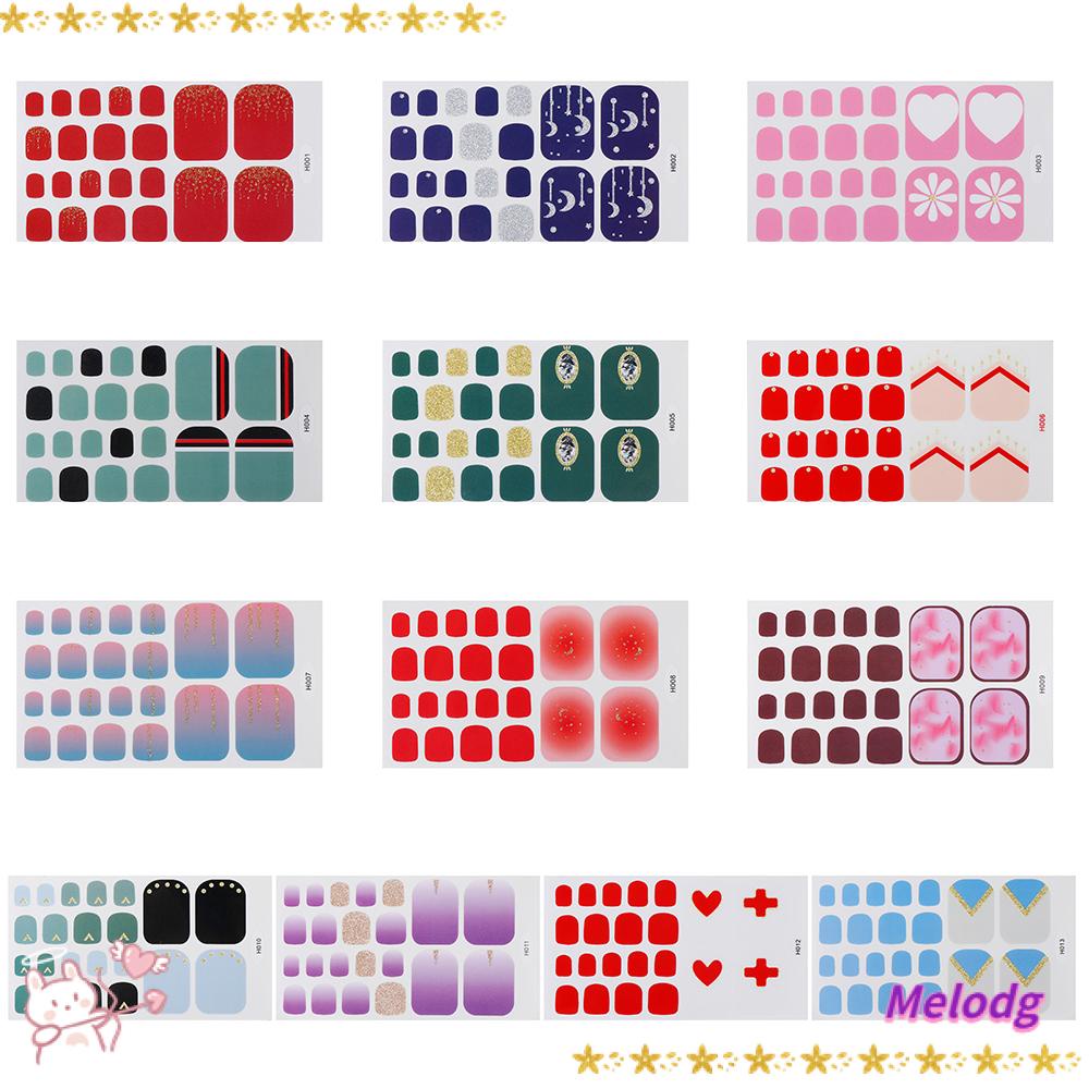 Tấm 22 Miếng Dán Móng Tay Bảo Vệ Toàn Diện Chống Nước Dành Cho Bạn Nữ
