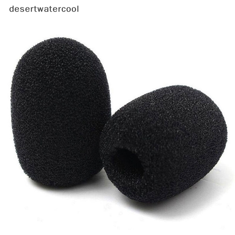 Set 5 Mút Xốp Chắn Gió Bọc Đầu Micro Màu Đen Tiện Dụng