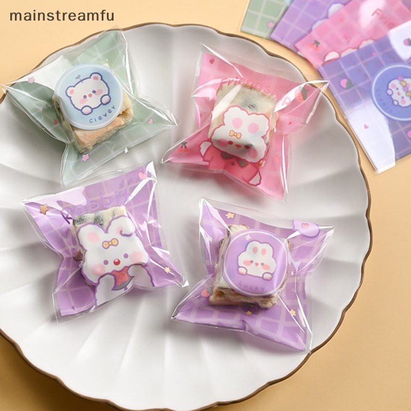 Set 100 Túi Nhựa Trong Suốt Đựng Bánh Kẹo
