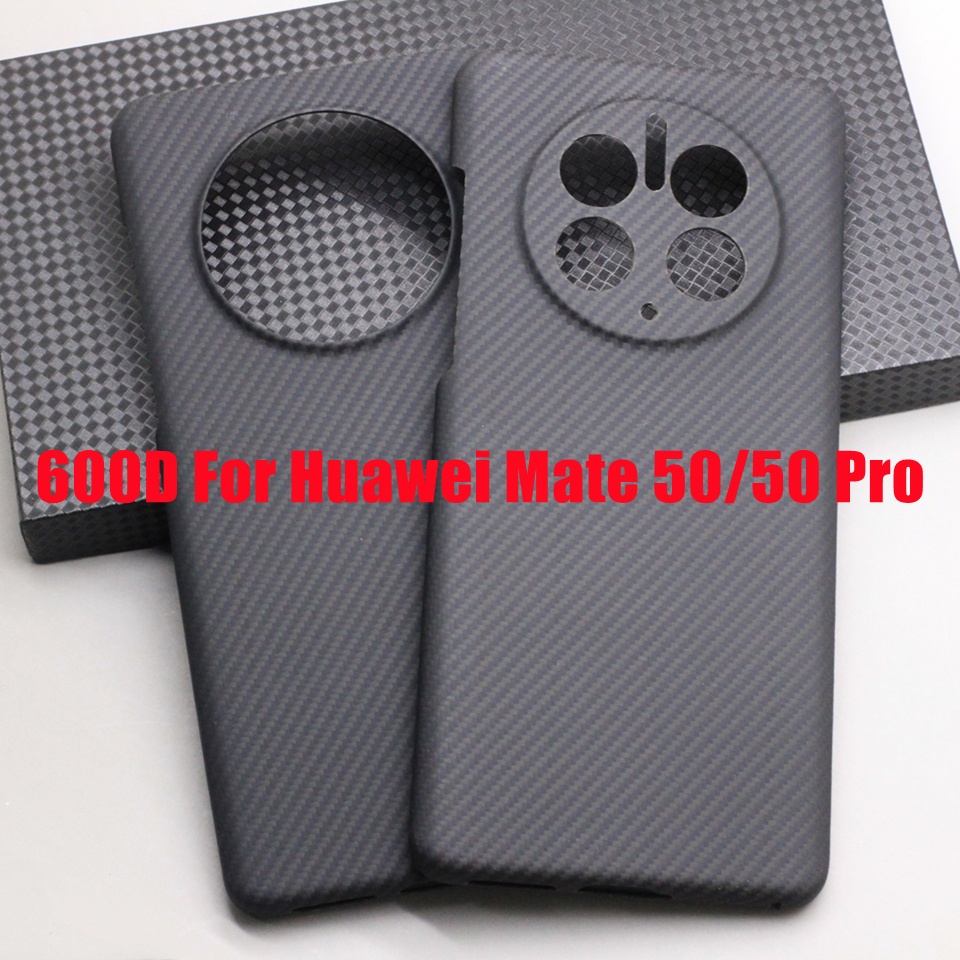Ốp Điện Thoại Sợi Carbon 600D Siêu Mỏng Chống Rơi Cho Huawei Mate 50 Pro Mate 50