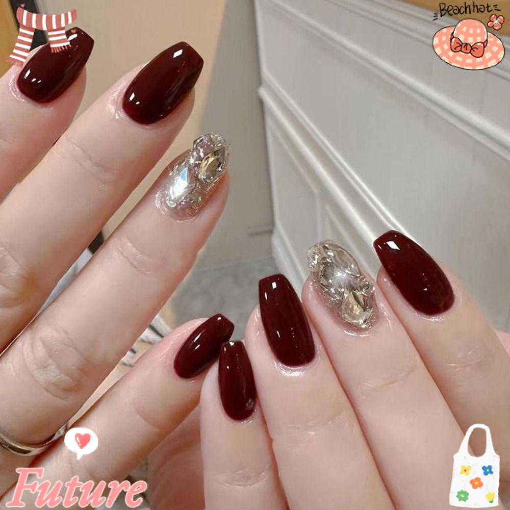 Bộ 24 Móng Tay Giả Che Phủ Toàn Diện Tháo Rời Được DIY