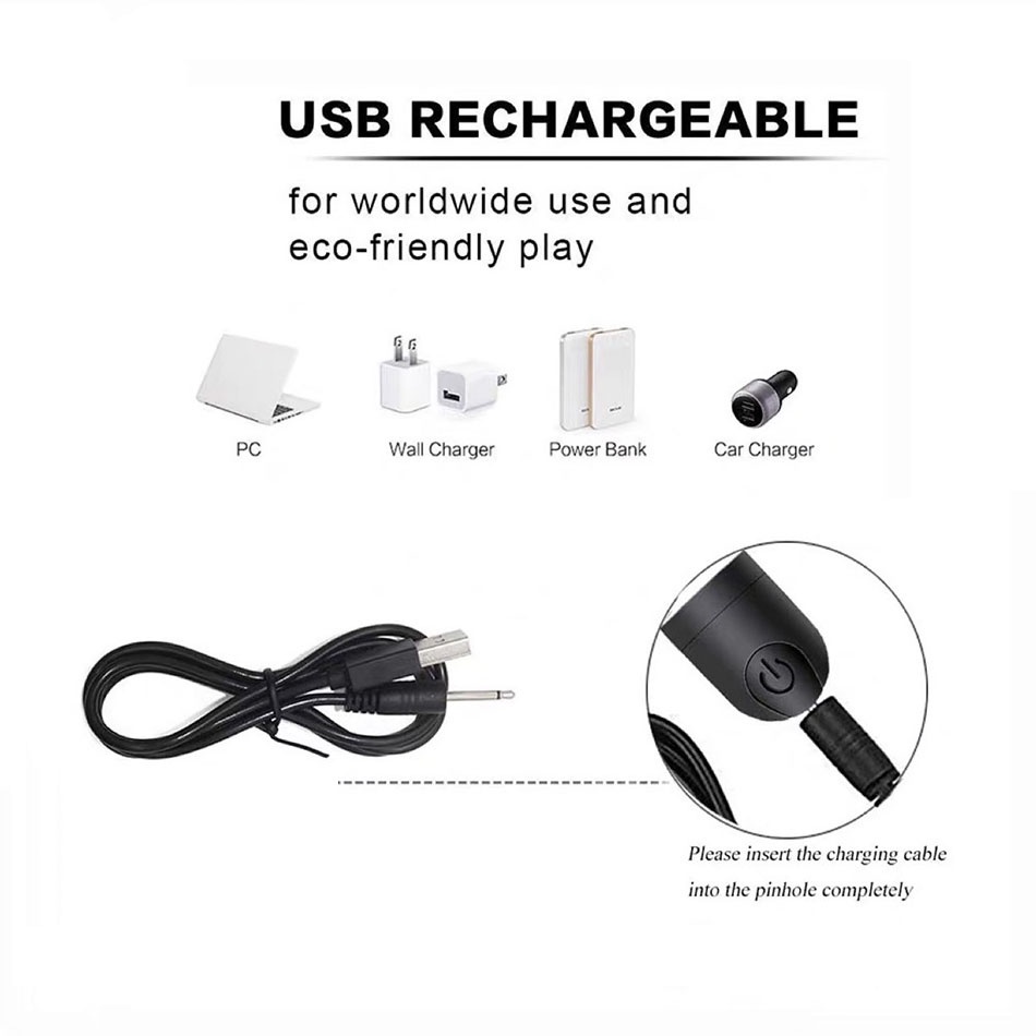 Dây sạc máy massage mini USB đầu 2.5 Aux, các loại máy massage mặt mắt body toàn thân đầu nhọn sạc nhanh  B79