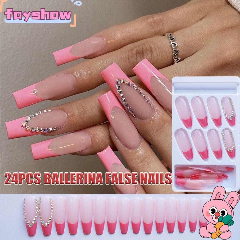 Hộp 24 Móng Tay Giả Chất Lượng Cao