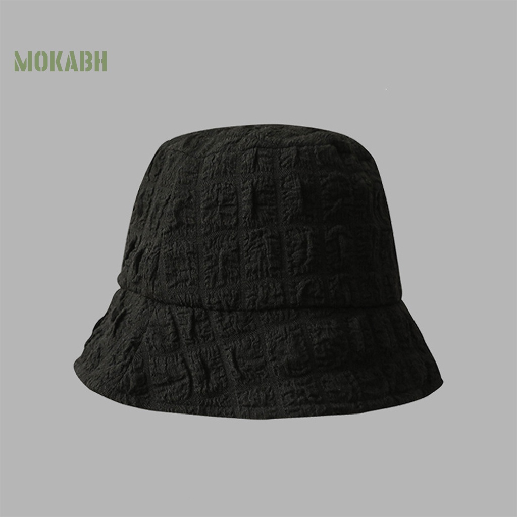 [Mok Abh] Mũ Ngư Dân Phẳng Màu Trơn Che Mặt Chống Nắng Gấp Gọn Được Trang Trí Sân Vườn Cho Nữ