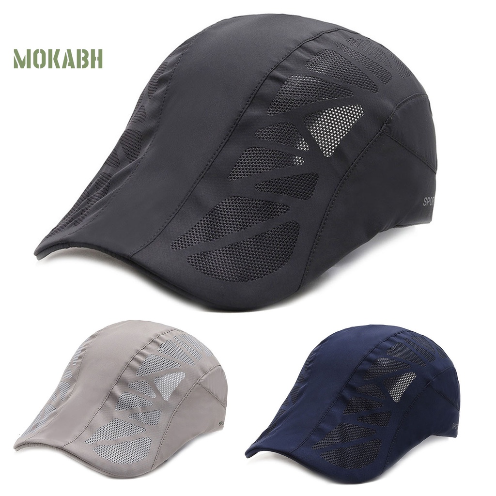 Mũ Lưỡi Trai Chống Nắng Phối Lưới Thoáng Khí Nhanh Khô Thời Trang Mùa Hè Cho Nam