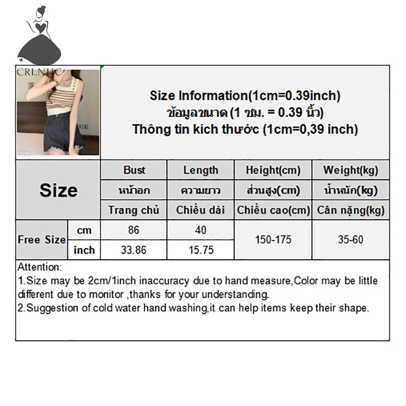 Áo Hai Dây Dệt Kim Kẻ Sọc Dáng Ôm Thời Trang Mùa Hè Vintage Cho Nữ