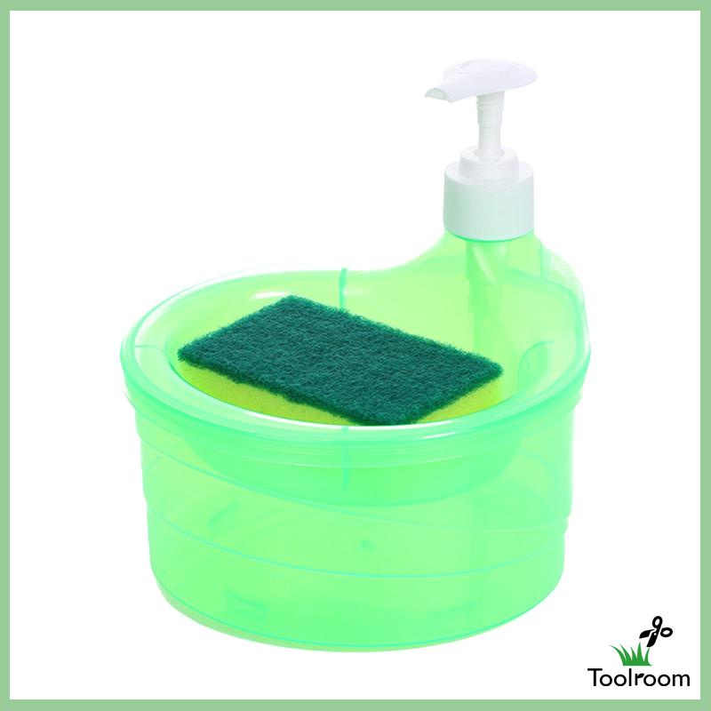 Bình Đựng Xà Phòng Kèm Giá Đỡ Tiện Dụng Cho Nhà Bếp