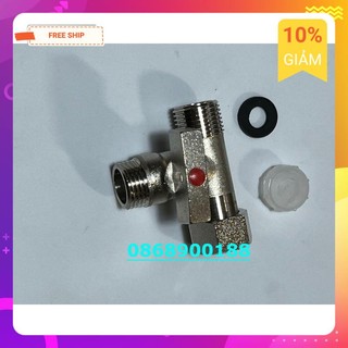 Van bi chia nước 2 đầu xả 1 khoá V8