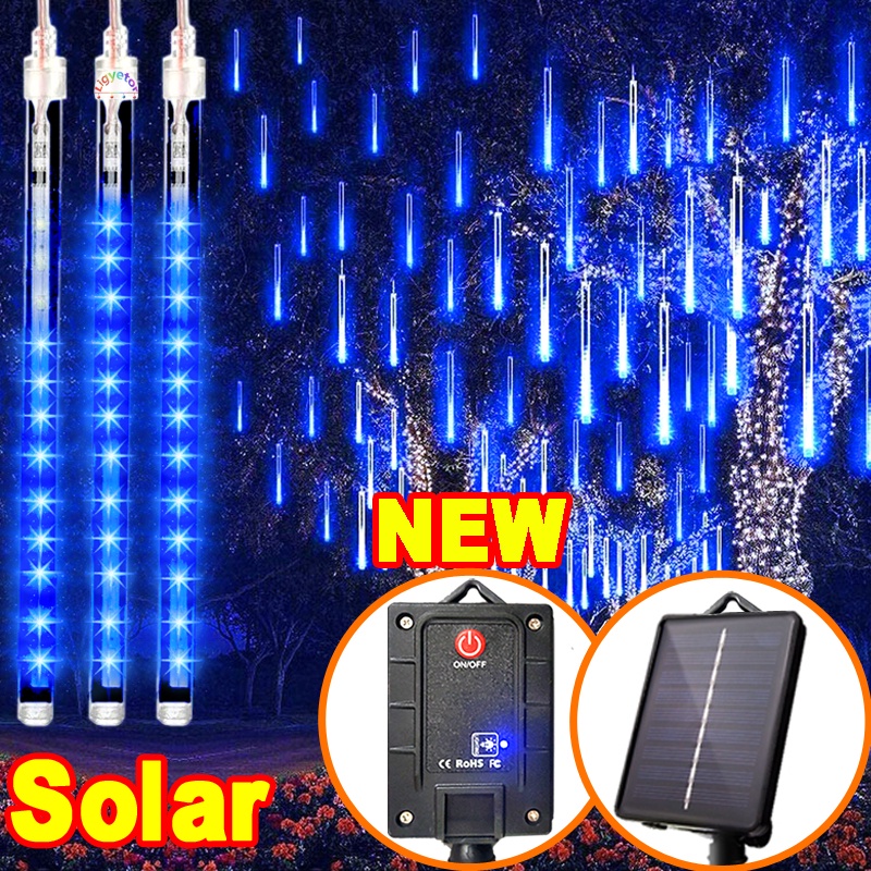 Dây Đèn LED Hình Sao Băng Chống Thấm Nước Dùng Trang Trí Sân Vườn/Nhà Cửa Độc Đáo