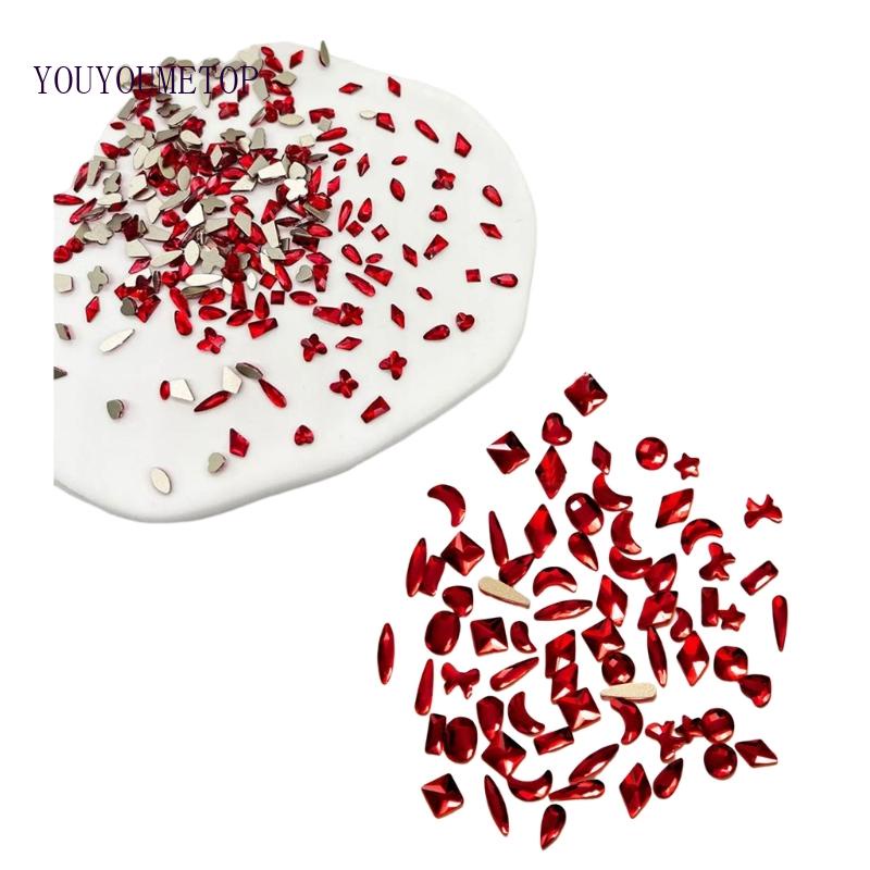 Đá Đính Trang Trí Móng Tay Lấp Lánh Sang Trọng DIY