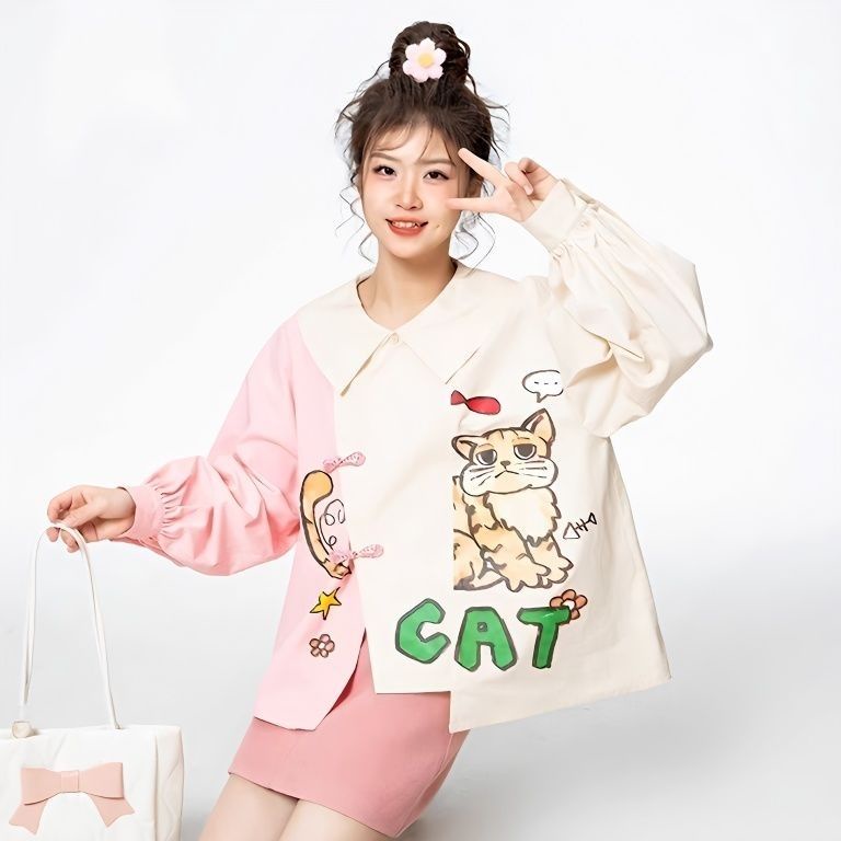 Áo Thun Dáng Rộng Phong Cách Hàn Quốc Thời Trang Mùa Hè 2023 Dễ Thương