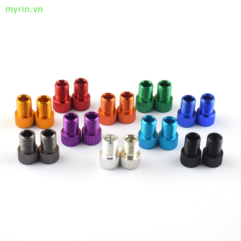 Set 6 Van Xe Đạp Chuyển Đổi PRESTA Sang SCHRADER Bằng Nhôm Tiện Dụng