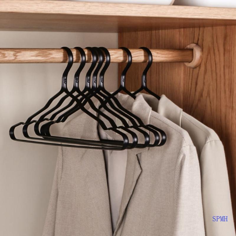 Set 10 Móc Phơi Quần Áo Bằng Hợp Kim Nhôm Không Biến Dạng Nặng Có Rãnh