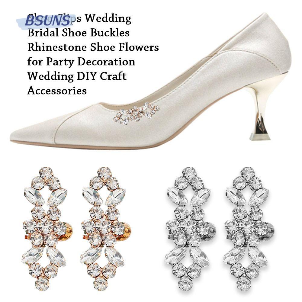 Bsuns 1 Cặp Kẹp Giày|Khóa Cài Quyến Rũ Dành Cho Cô Dâu