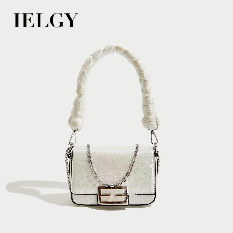 Ielgy Túi Xách Đeo Vai Có Khóa Đơn Giản Tinh Tế Thời Trang Cho Nữ