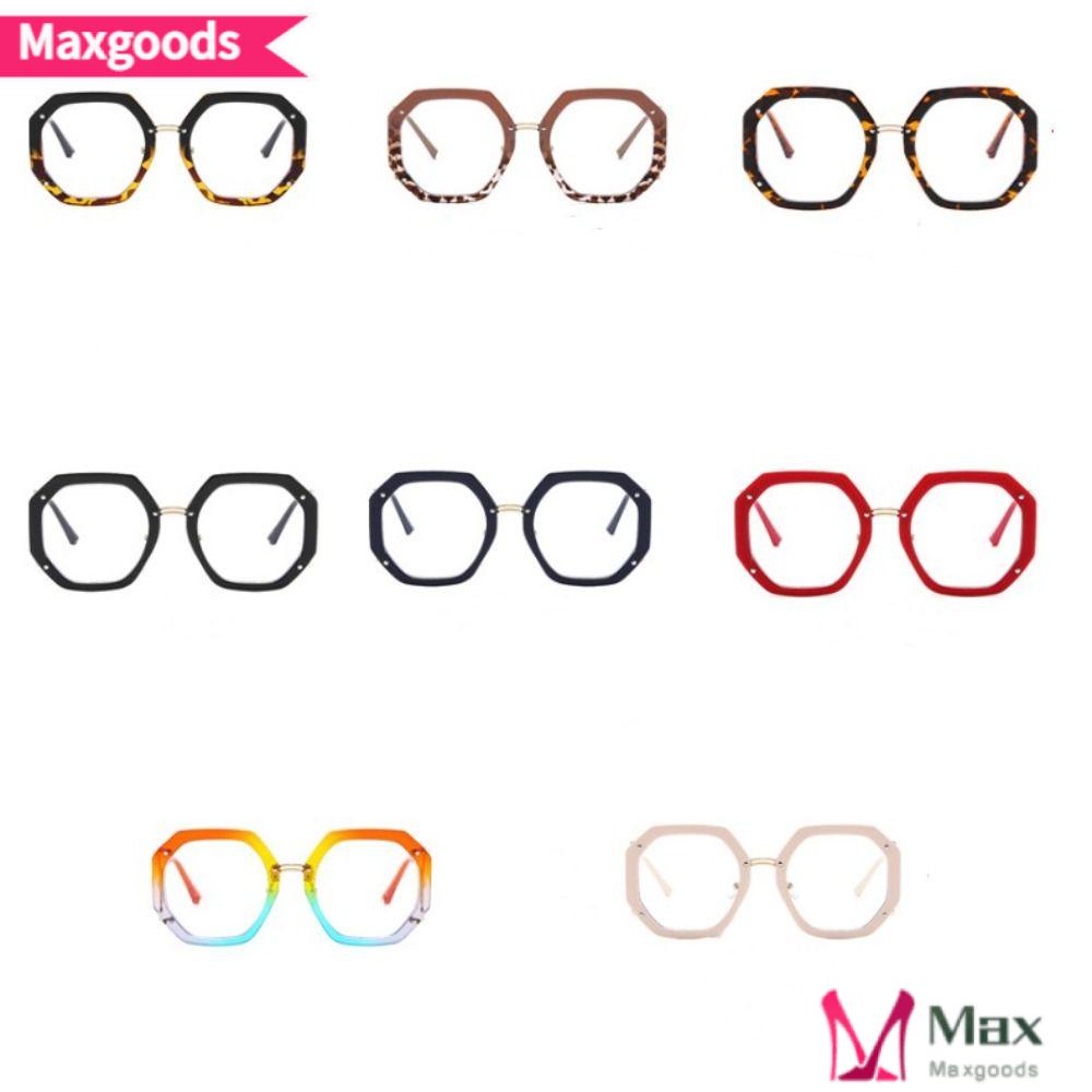 MAXG Kính Mát Oversize Chống Ánh Sáng Xanh Thiết Kế Sang Trọng Cho Nữ