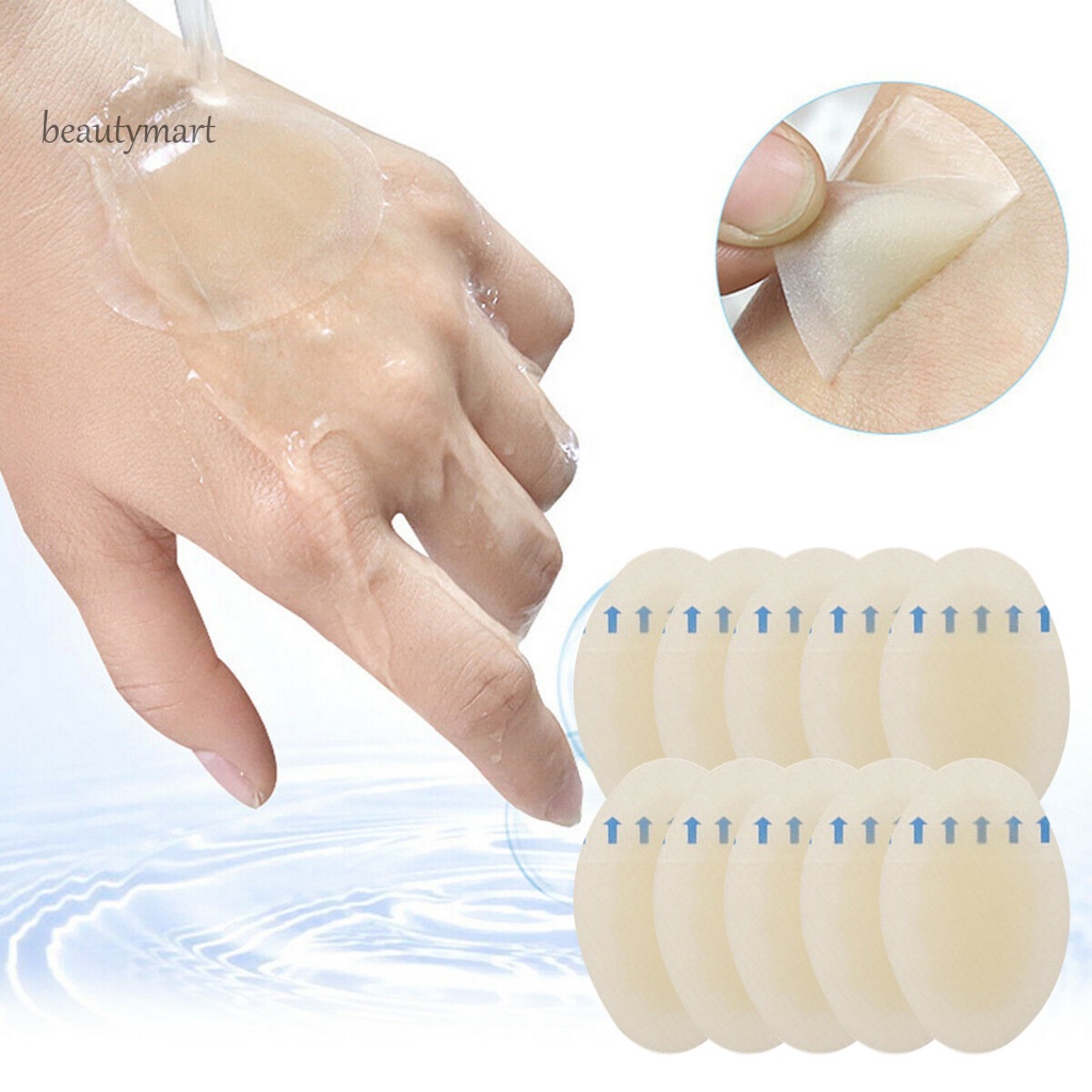 Bộ 10 Miếng Dán Chống Mòn Chống Thấm Nước Chăm Sóc Bàn Chân Dành Cho Nữ