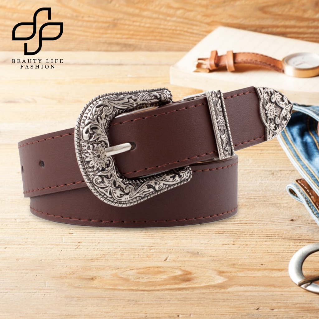 Thắt Lưng Bản Rộng Phong Cách Retro Đơn Giản Nhỏ Gọn Bền Bỉ