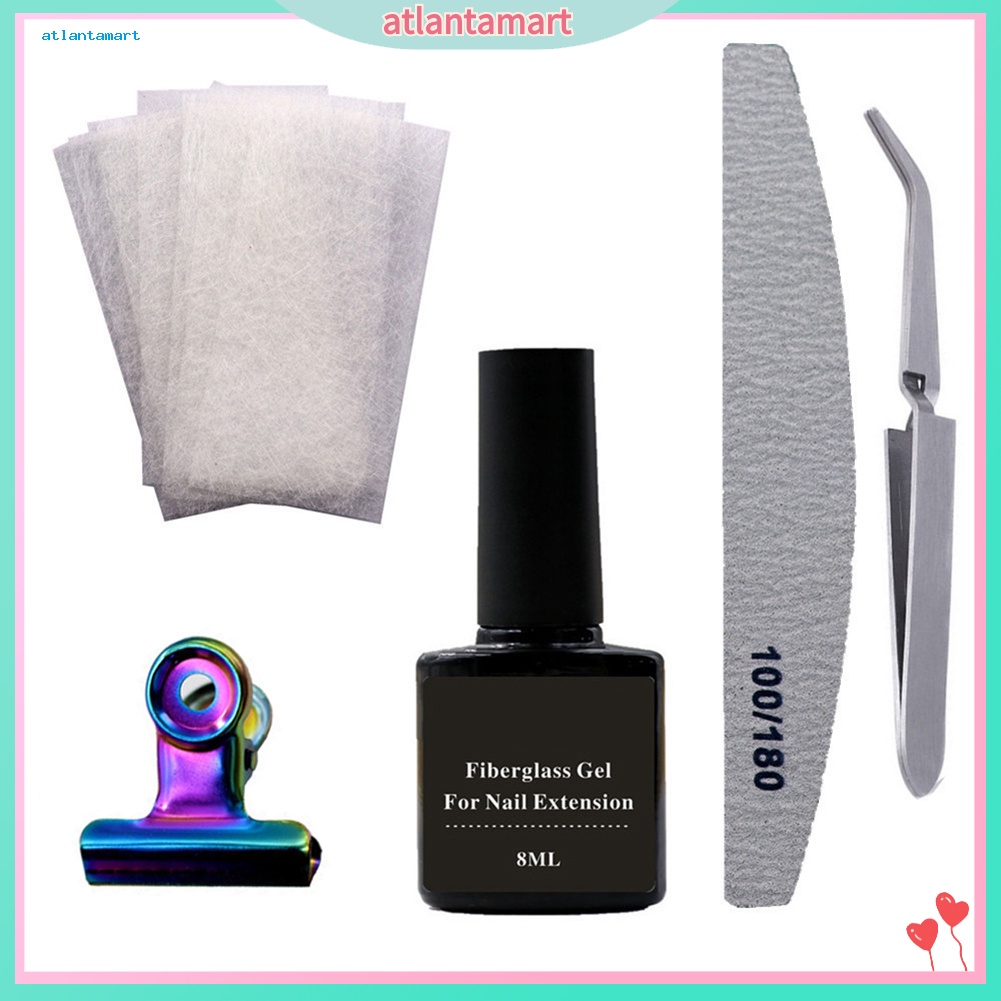 Túi Đựng Đồ Dùng Cao Cấp Tiện Dụng| Bộ Dụng Cụ Kẹp Sợi Thủy Tinh Nối Dài Móng Tay Nhanh Chóng