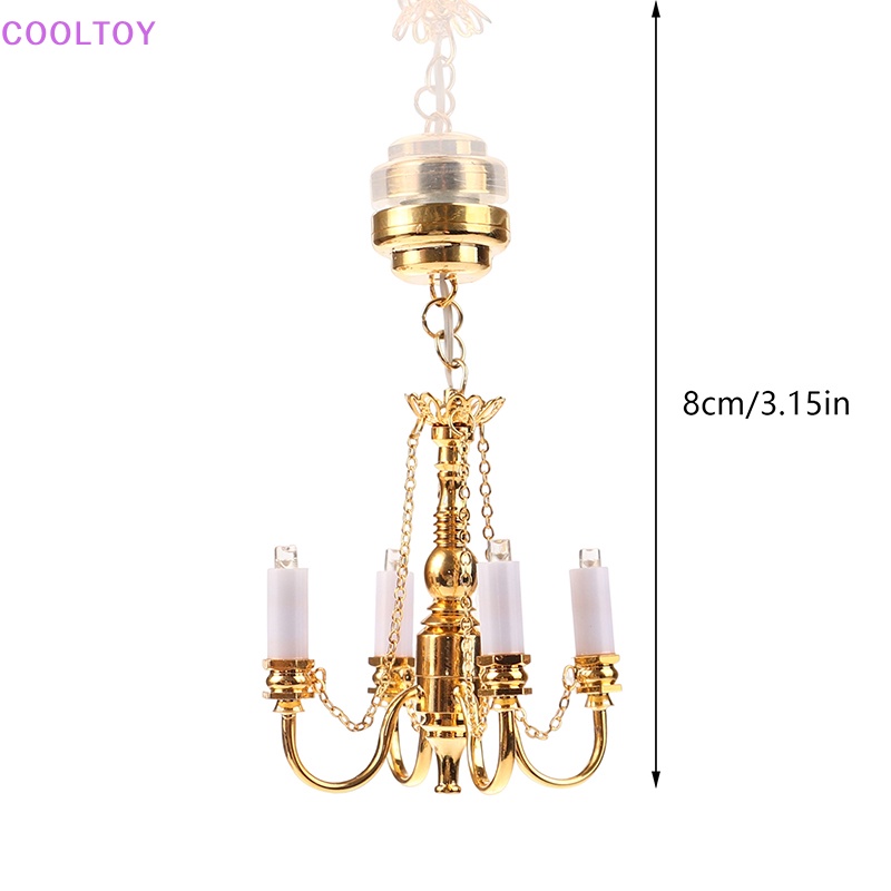 Cooltoy Đèn LED Treo Trần Nhà Trang Trí Nhà Búp Bê Tỉ Lệ 1: 12