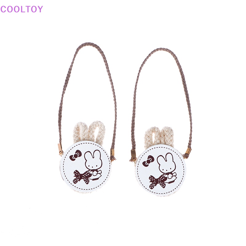 Túi Cói Đeo Chéo Hình Tròn Tỉ Lệ 1 / 12 Trang Trí Nhà Búp Bê