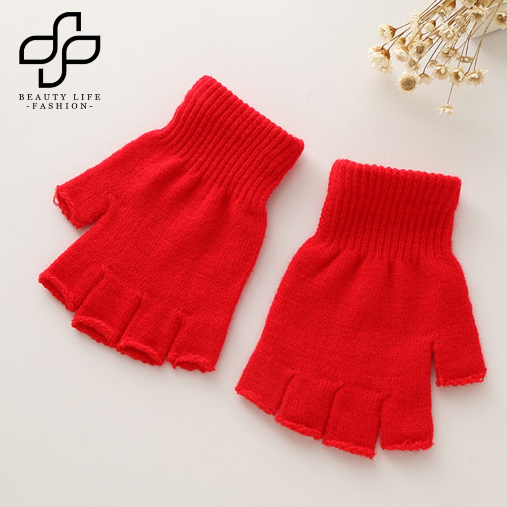 1 Đôi Găng Tay Nửa Ngón Chống Trượt Thoải Mái Chống Gió Tiện Dụng Khi Lái Xe