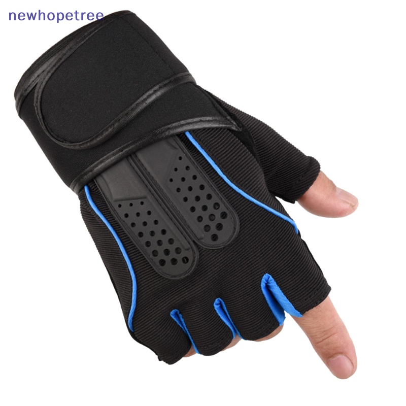 Găng Tay Thể Thao Nửa Ngón Chống Trượt Chống Sốc Cho Nam Nữ
