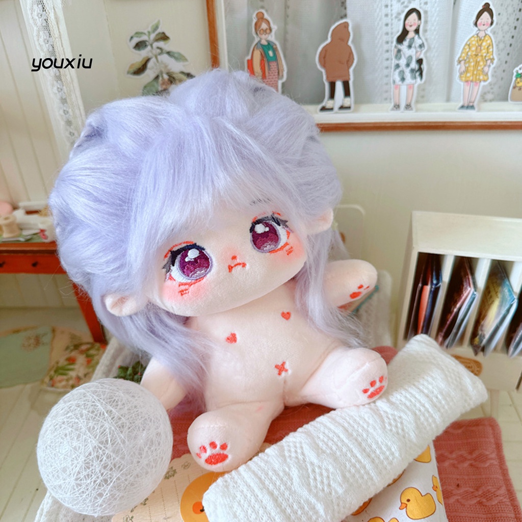 Búp Bê Nhồi Bông Cotton PP Mềm Mại 20cm Hình Em Bé Trần Nhà Đáng Yêu