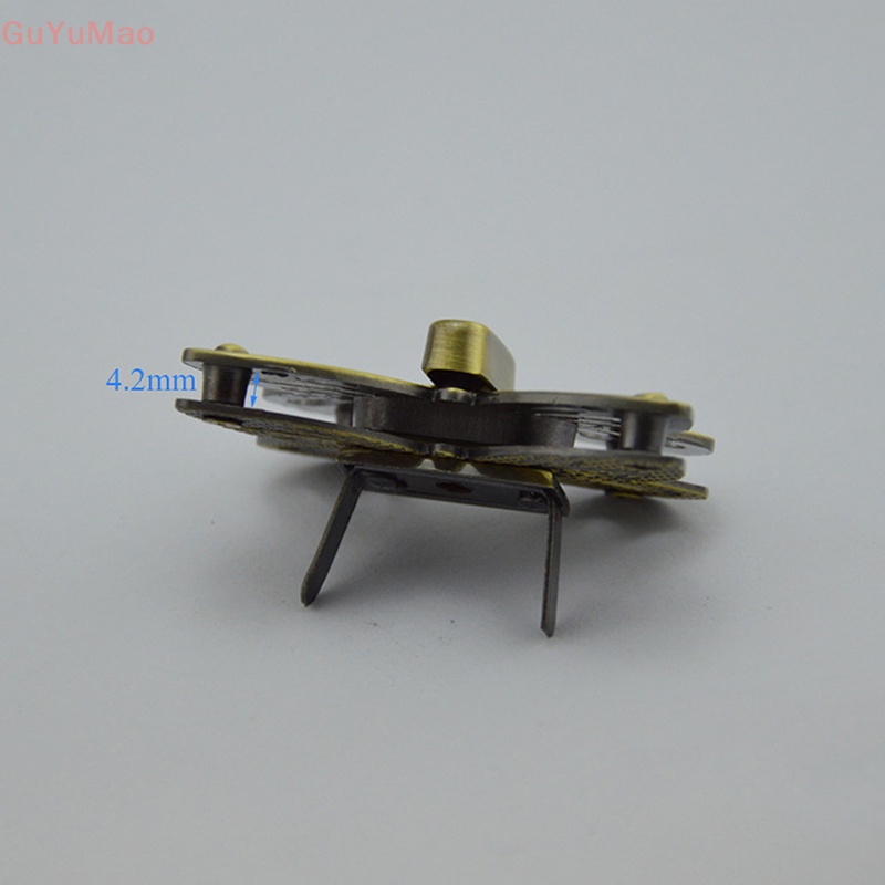 [cxGUYU] Khóa Túi Xách Da Thủ Công Xoắn Ốc Hình Bướm Cho Nữ PRTA