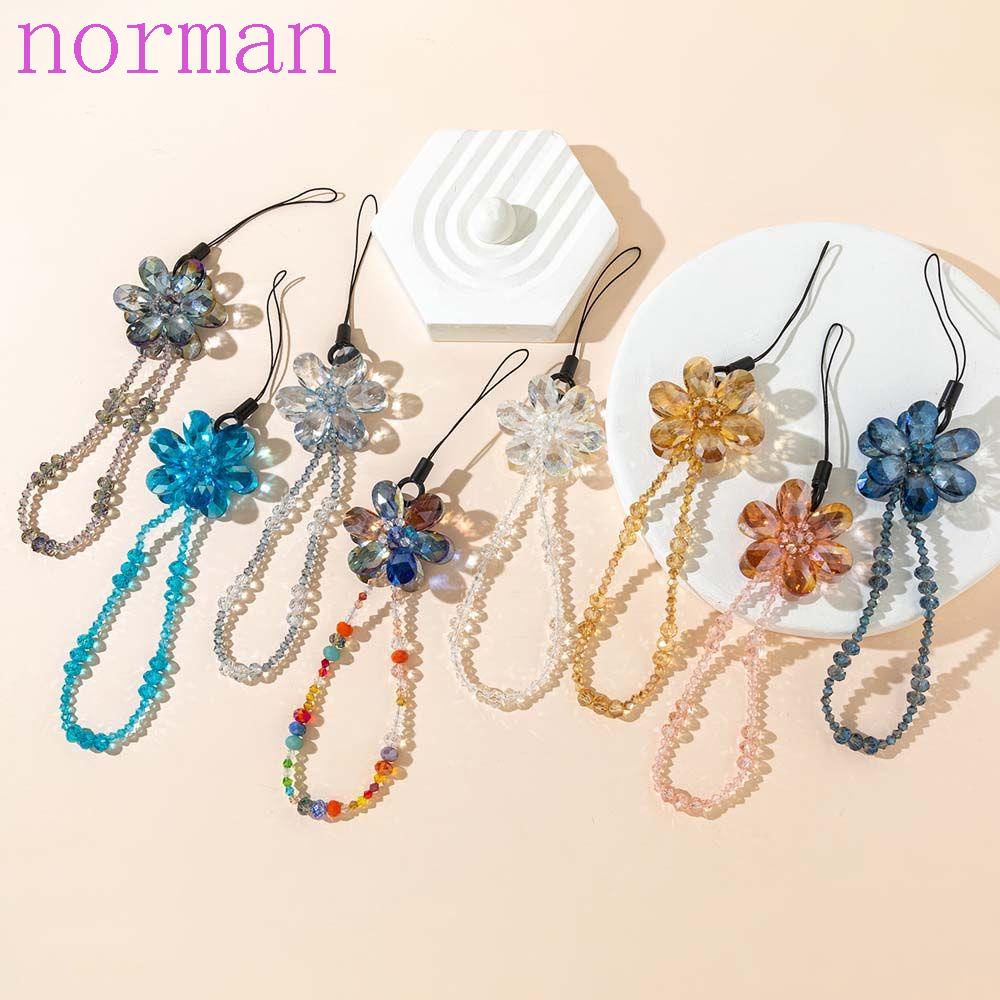 Dây Đeo Điện Thoại Xâu Hạt Nhiều Màu Chống Thất Lạc Phong Cách Bohemia