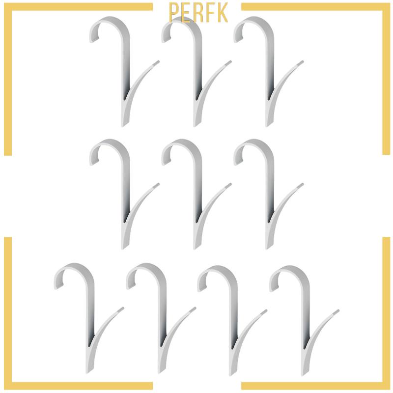 Set 10 Móc Treo Đồ Bằng Kim Loại Tiện Dụng Cho Phòng Ngủ / Tủ Quần Áo