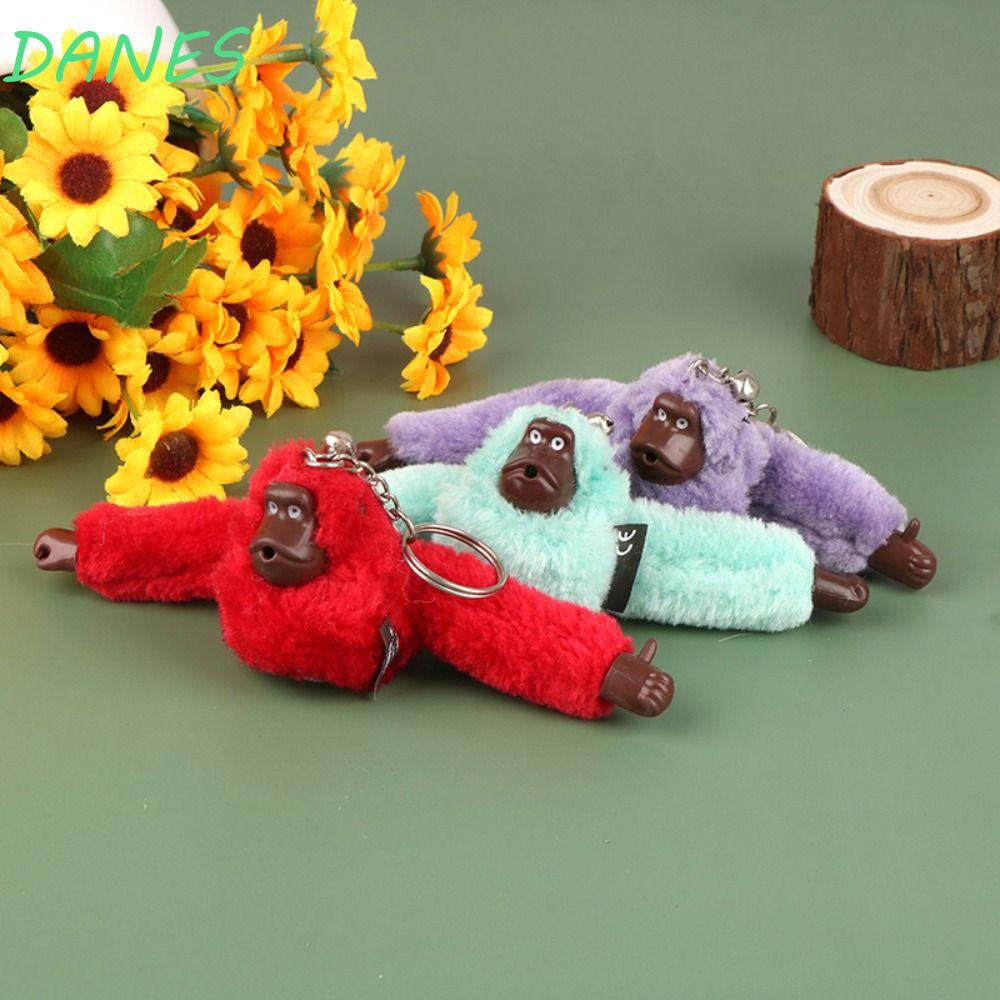 Móc Khóa Hình Khỉ Nhồi Bông Mềm Mại Dễ Thương
