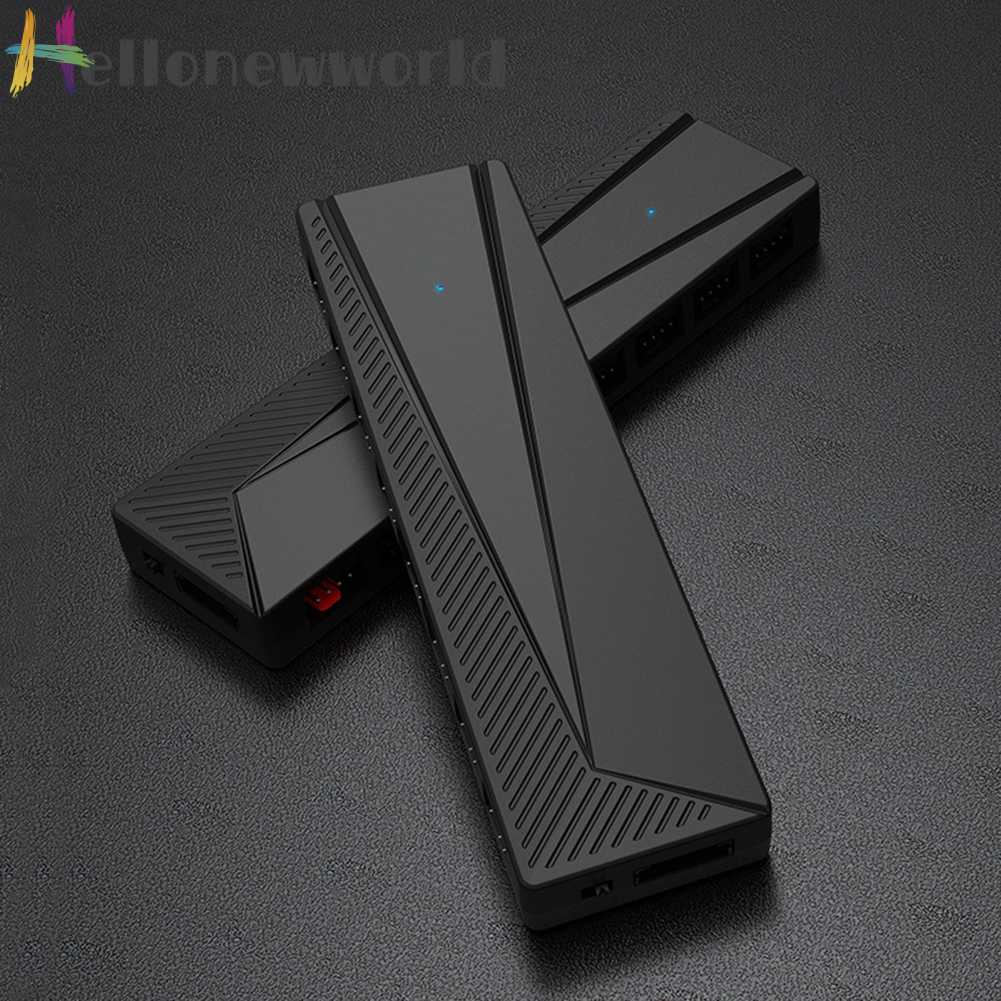 Quạt TảN NhiệT Hub 8 CổNg 5V 3Pin ARGB 4Pin PWM SATA 2 Trong 1 Cho PC