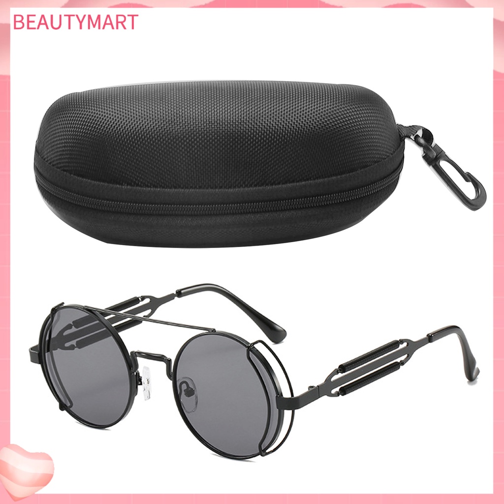 Kính Mát Gọng Kim Loại Tròn Phong Cách Vintage Thời Trang Cho Nam Nữ