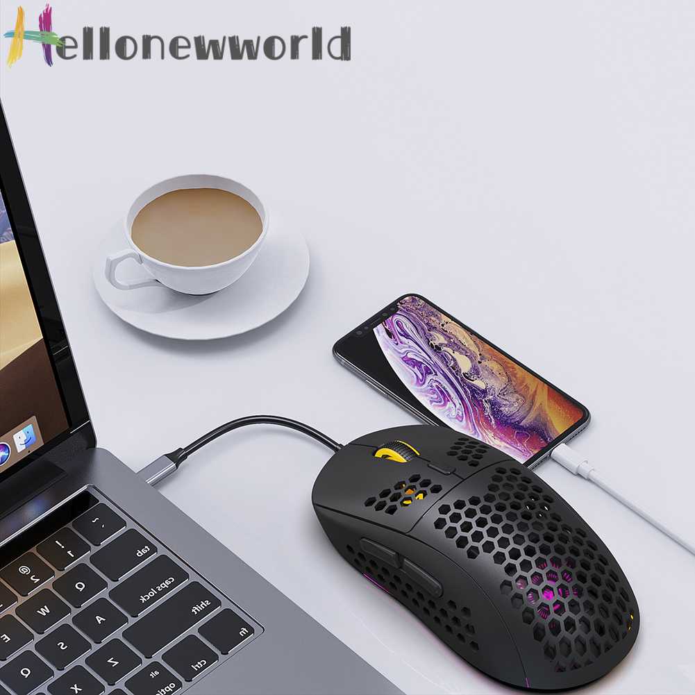 Chuột Chơi Game Bluetooth Không Dây HXSJ T90 2.4G Có Đèn Nền RGB