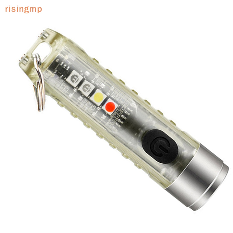 Móc Khóa Đèn LED Uv Từ Tính MINI Sạc USB Mang Đi Cắm Trại Tiện Dụng