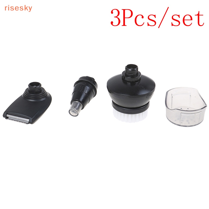 Bộ 3 Đầu Cắt Tỉa + Bàn Chải Làm Sạch + Tông Đơ Cạo Râu RQ11 RQ12