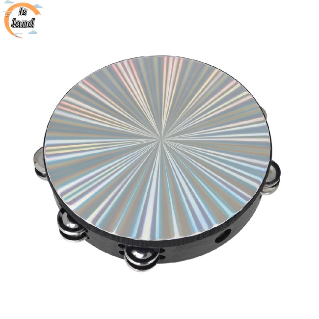 Trống Lục Lạc Cầm Tay Hai Đầu Bằng Thép Không Gỉ Kích Thước 10-inch