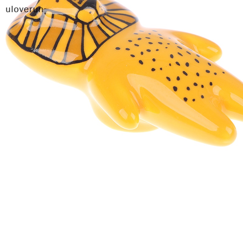 Uloverun Tay Nắm Ngăn Kéo Tủ Một Lỗ Bằng Gốm Hình Động Vật Hoạt Hình Dễ Thương vn