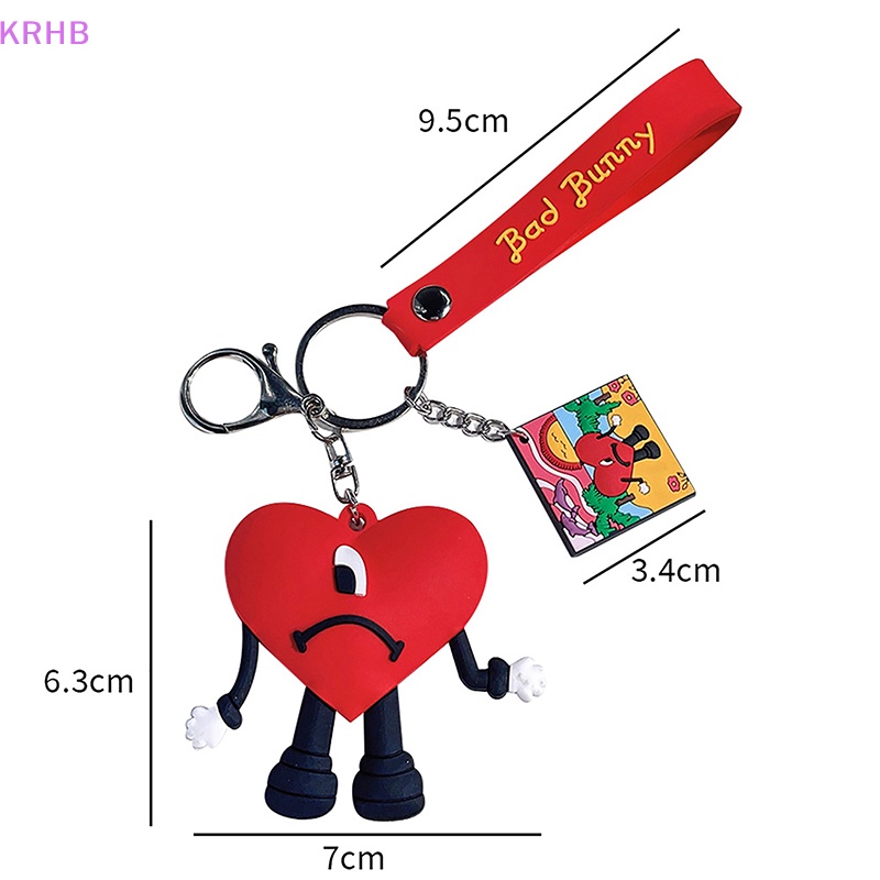 Móc Khóa Cao Su Mềm Hình Thỏ Đáng Yêu Mới