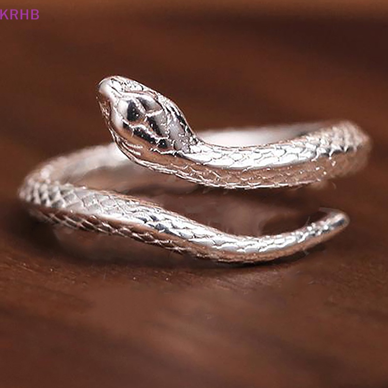 Nhẫn Hở Hình Rắn Sáng Tạo Có Thể Điều Chỉnh Kích Cỡ Cho Nam Và Nữ Mới