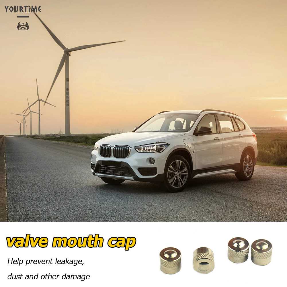 Nắp Van Bánh Xe Hơi Chống Bụi Bằng Đồng