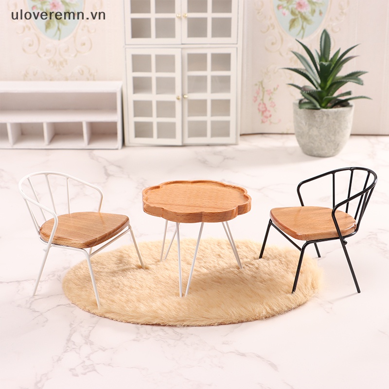 1 Bộ Bàn Ghế Trang Trí Nhà Búp Bê Tỉ Lệ 1: 12