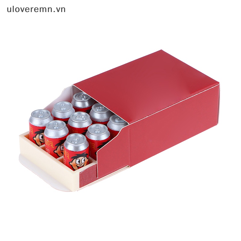 Mô Hình Hộp Nước Uống Trong Siêu Thị Mini Tỉ Lệ 1: 12 Trang Trí Nhà Búp Bê