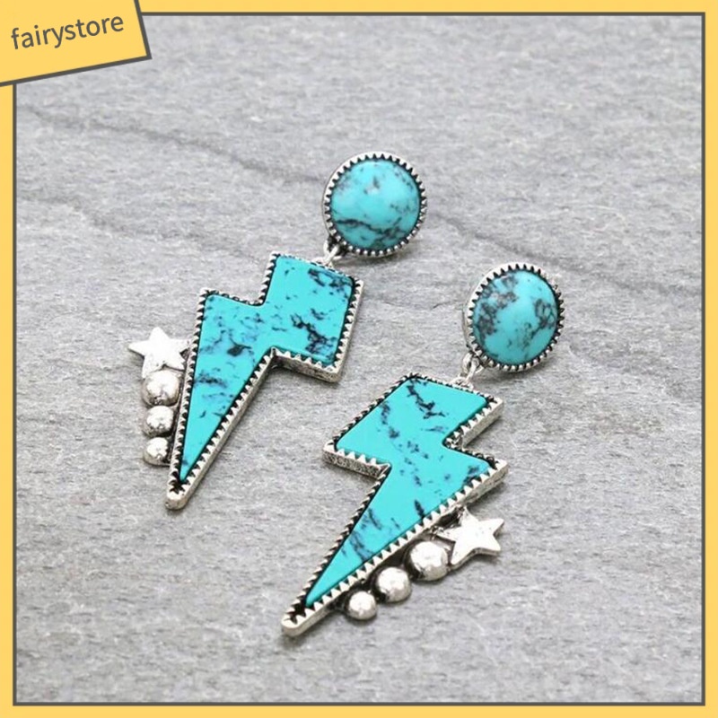 1 Đôi Bông Tai Hình Ngôi Sao Năm Cánh Phong Cách Bohemian Thời Trang Cho Nữ